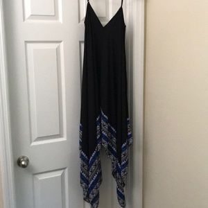 Asymmetrical tribal print Express dress